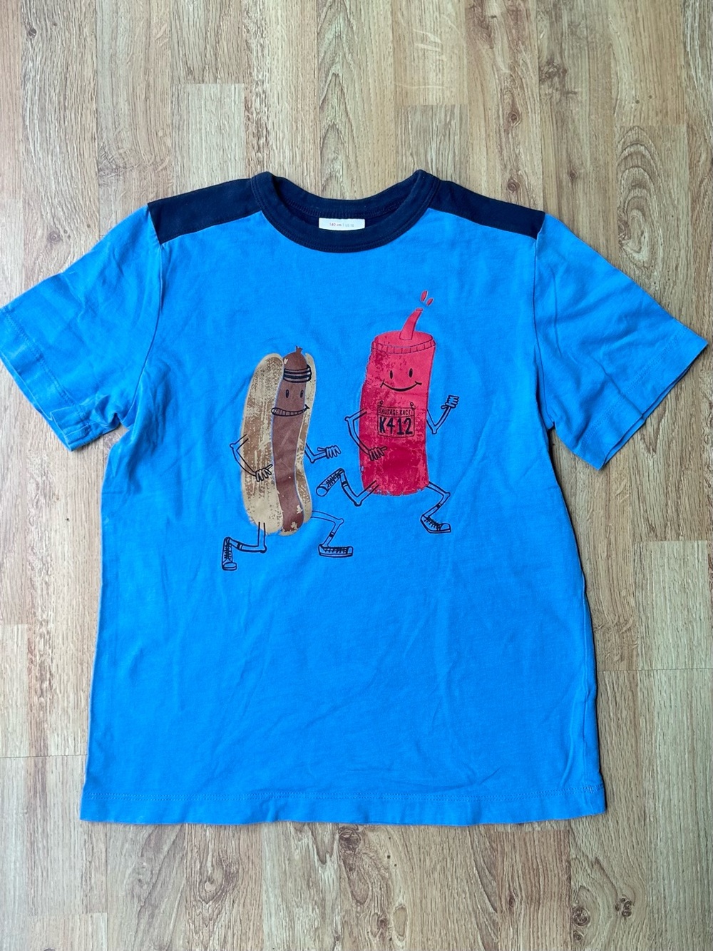 Hanna Andersson Hot Dog Ketchup Shirt Size 10